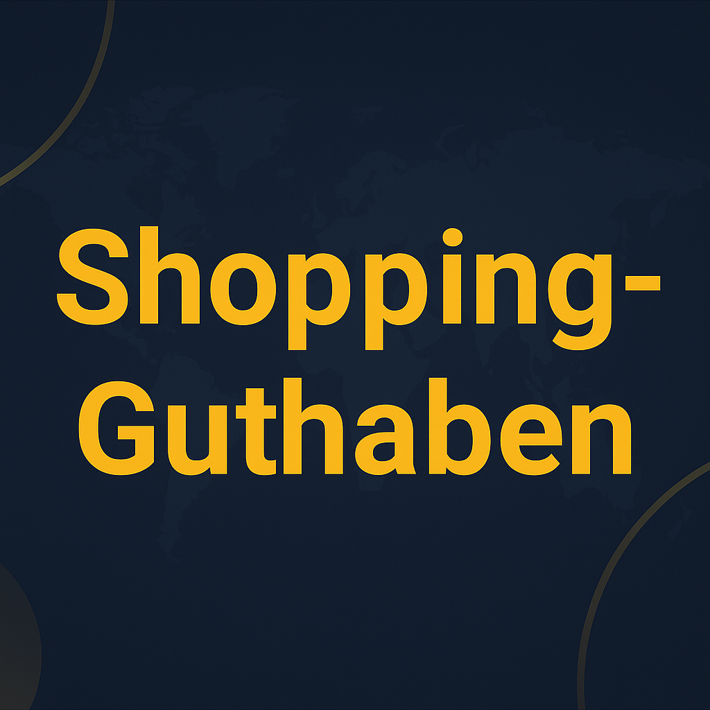 Shopping Guthaben Banner